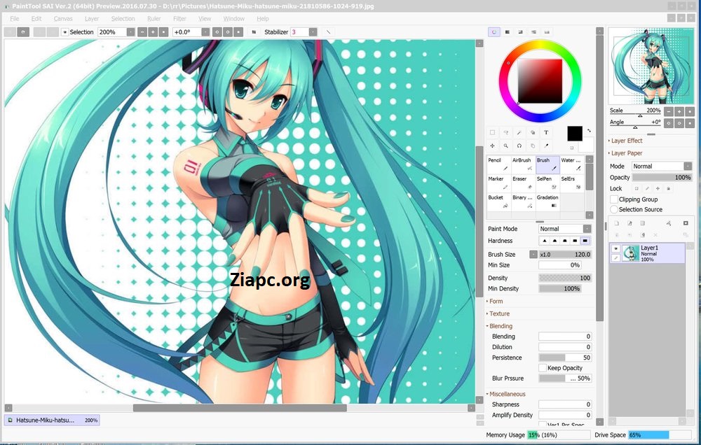 Paint Tool SAI Crack Full Version