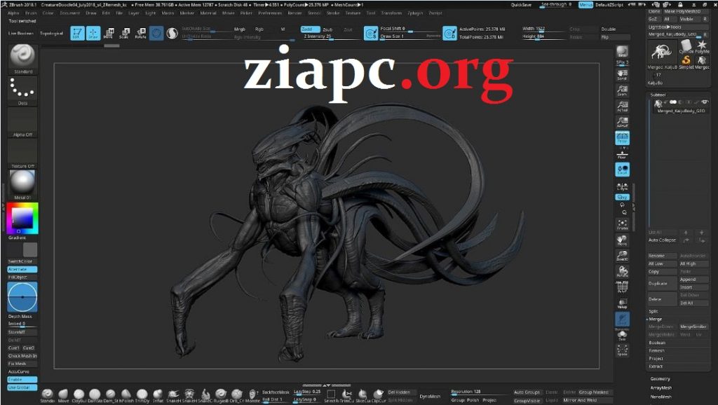 Pixologic ZBrush Torrent crack